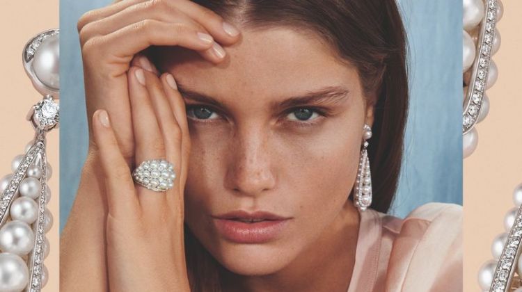 Ready for her closeup, Luna Bijl fronts David Morris 2019/2020 campaign