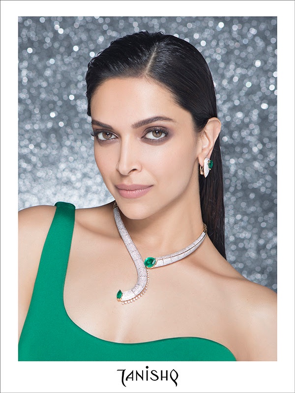 Shining in green, Deepika Padukone appears in Tanishq jewelry campaign