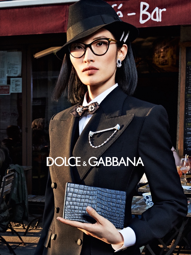 Nuri Son appears in Dolce & Gabbana accessories fall-winter 2019 campaign