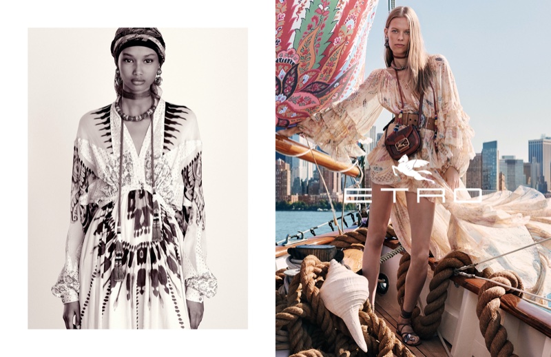 Bold prints stand out in Etro spring-summer 2020 campaign