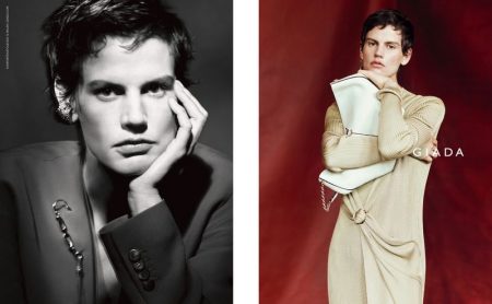 Saskia de Brauw Exudes Elegance in Giada Spring 2020 Campaign Model Saskia de Brauw layers up in Giada spring-summer 2020 campaign
