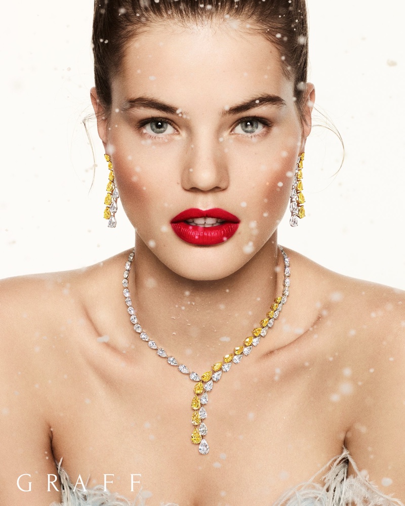 Myrthe Bolt fronts Graff Diamonds Christmas 2019 campaign