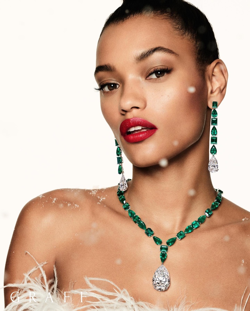 An image from Graff Diamonds' Christmas 2019 advertising campaign