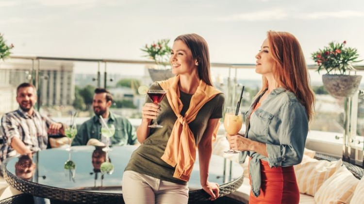 Most Stylish Rooftop Bars to Check Out Around the Nation Group Women Men Rooftop Bar
