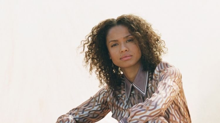 Gugu Mbatha-Raw Wears Chic Prints for DuJour