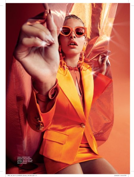 India Graham Poses in Vibrant Looks for Harper's Bazaar Arabia India Graham Poses in Vibrant Looks for Harper's Bazaar Arabia