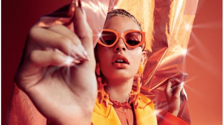 India Graham Poses in Vibrant Looks for Harper’s Bazaar Arabia