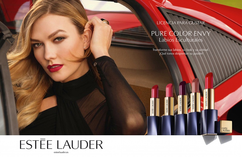 Model Karlie Kloss fronts Estee Lauder Pure Color Envy campaign