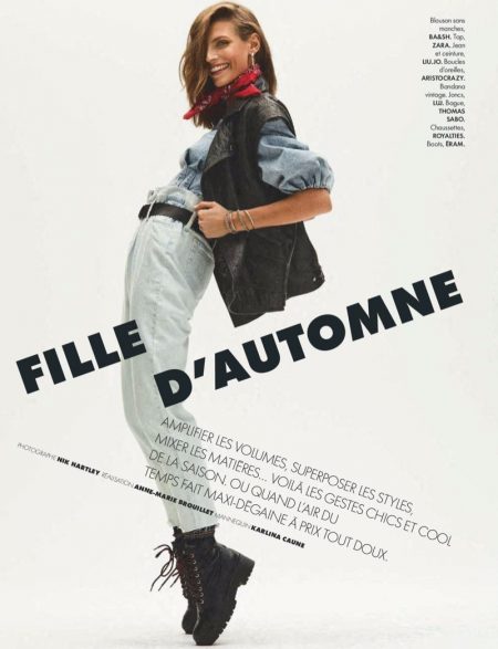 Karlina Caune ELLE France Fall Layers Fashion Editorial