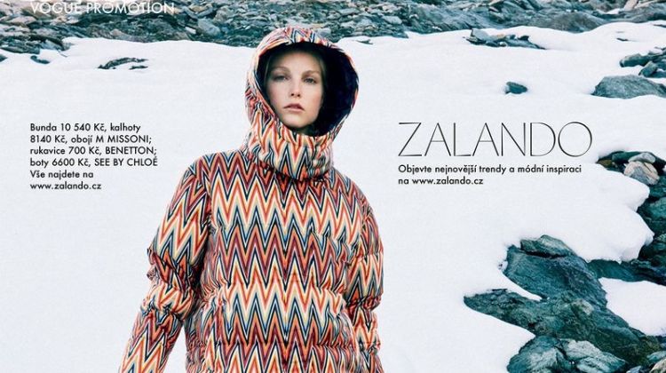 Kirin Dejonckheere Models Après-Ski Looks for Vogue Czechoslovakia