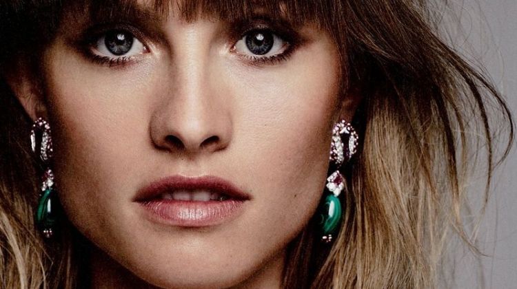 Klara Kristin Models Haute Couture & Gems for Harper’s Bazaar Germany