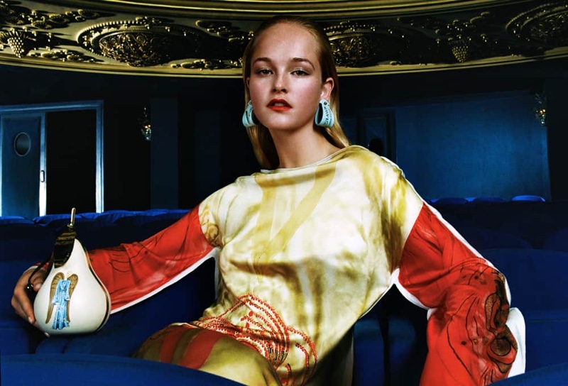 Jean Campbell appears in Lanvin 130th Anniversary capsule collection campaign