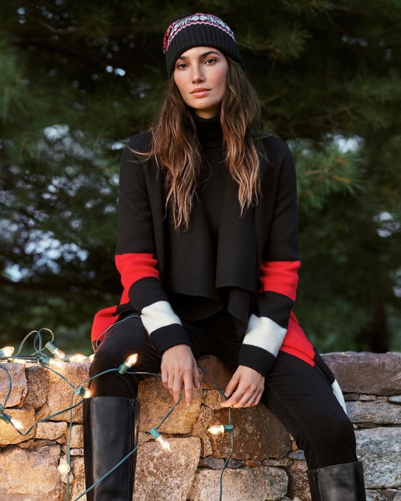 An image from Lauren Ralph Lauren's Holiday 2019 advertising campaign