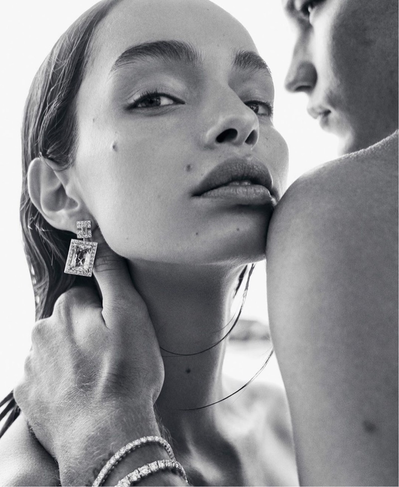 Luma Grothe and Jordan Barrett front Hardy Brothers spring-summer 2019 campaign