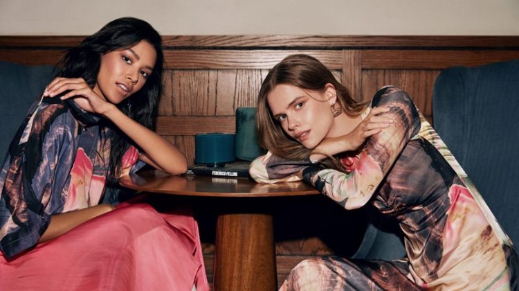 Oriana Gil and Stina Rapp Wastenson pose in Maksu fall-winter 2019 campaign