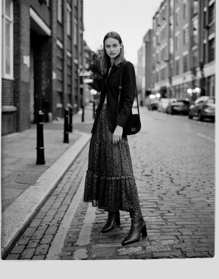 Birgit Kos Models London Girl Fashions for Mango