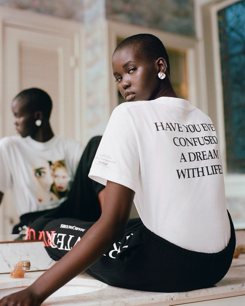 Adut Akech fronts Marc Jacobs x Girl, Interrupted campaign