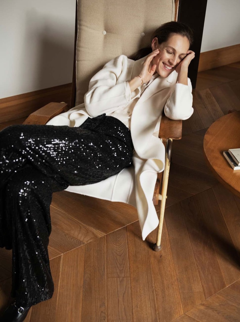 Othilia Simon stars in Massimo Dutti Beyond Purpose December 2019 lookbook