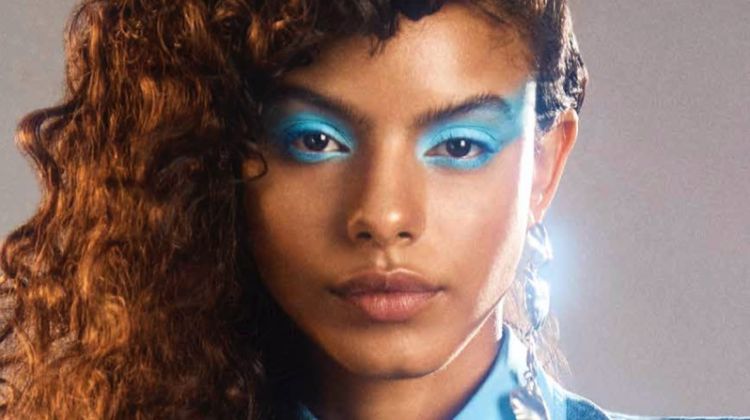 Mileshka Cortes Models 80’s Beauty for Harper’s Bazaar Arabia