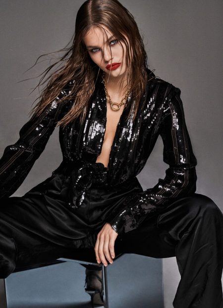 Myrthe Bolt Models Glamorous Looks for Issue Magazine