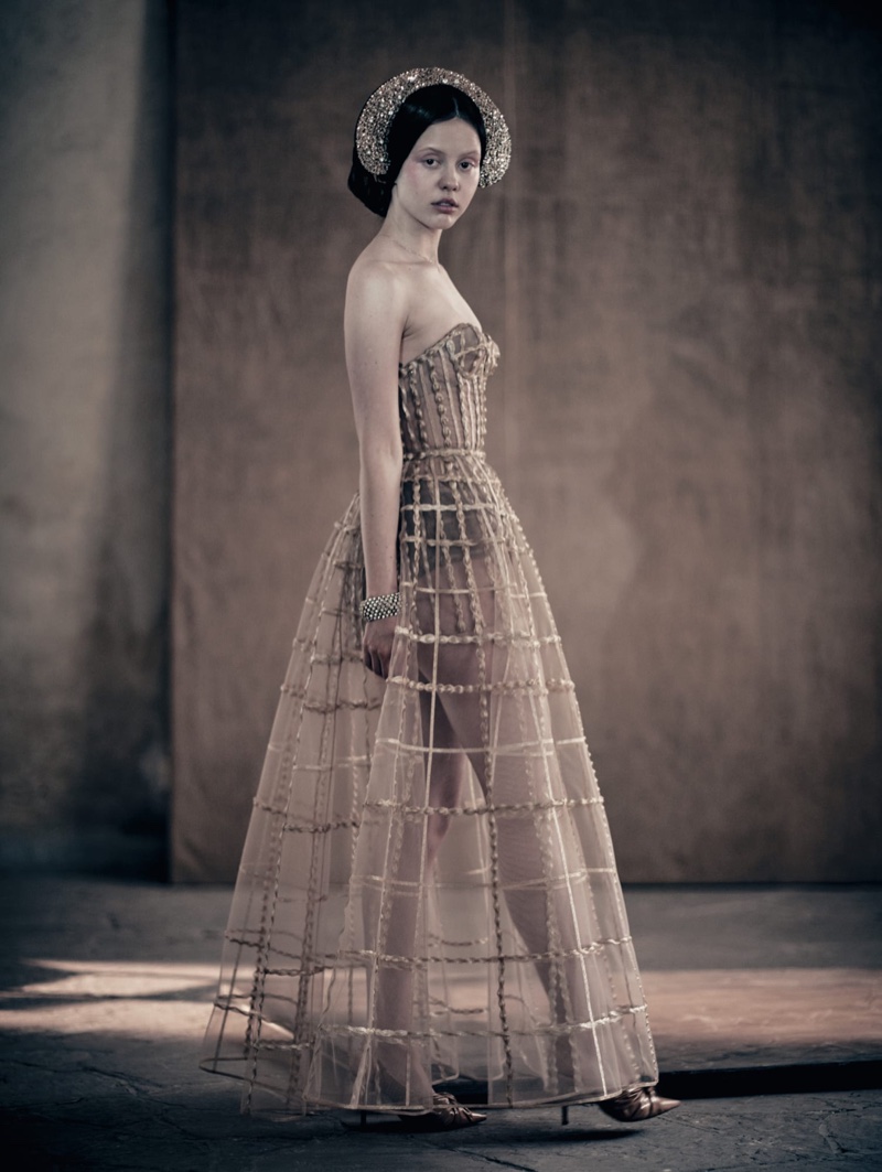 Actress Mia Goth poses for Pirelli 2020 calendar. Photo: Paolo Roversi