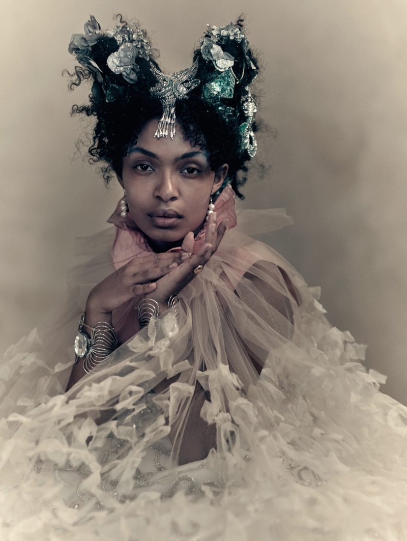 Actress Yara Shahidi stars in Pirelli 2020 calendar. Photo: Paolo Roversi