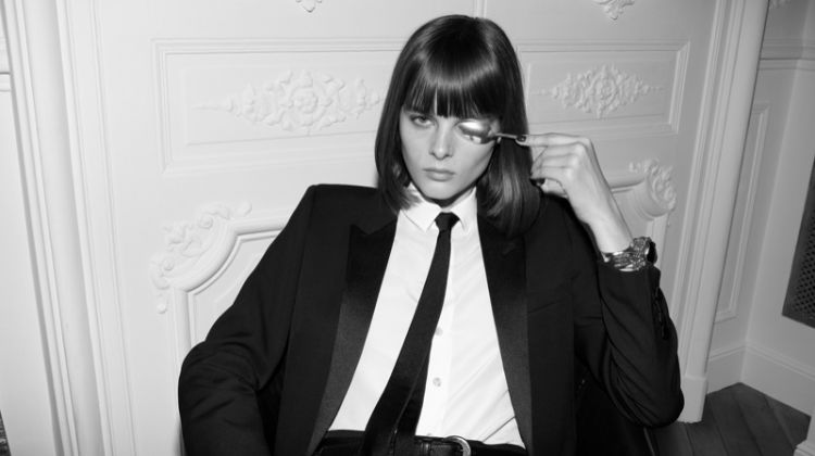 Moonlight in Paris: Aylah Peterson is Parisian Chic in Saint Laurent