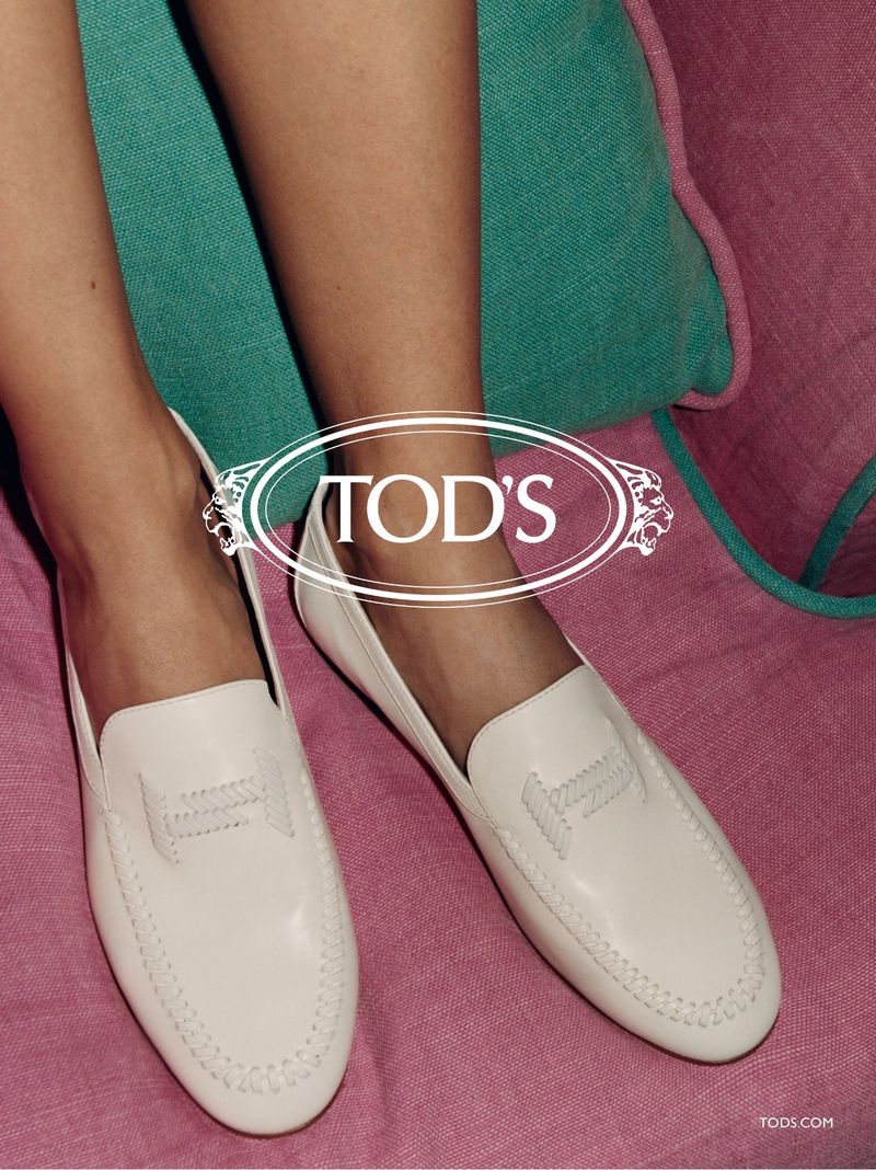 An image from Tod's resort 2020 advertising campaign