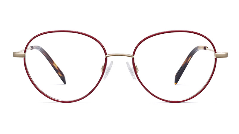 Warby Parker Arlen Glasses in Wineberry with Riesling $145