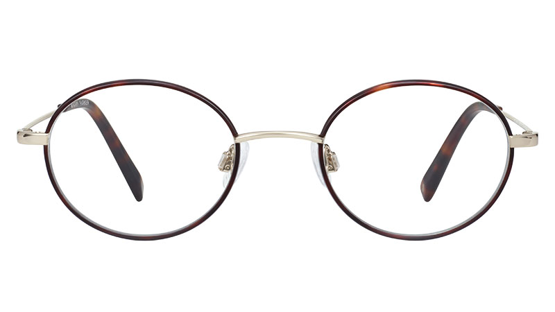 Warby Parker Collins Glasses in Red Canyon Matte with Polished Gold $145