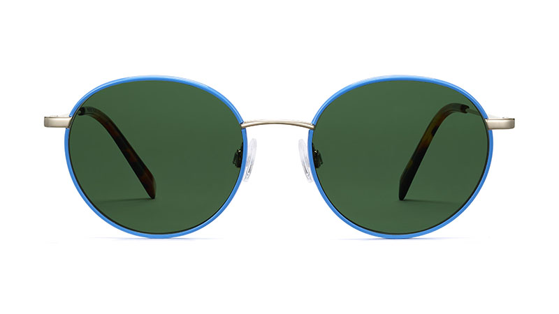 Warby Parker Duncan Sunglasses in Scotia Blue with Riesling $145