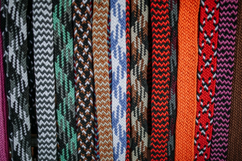 Woven Belts Closeup