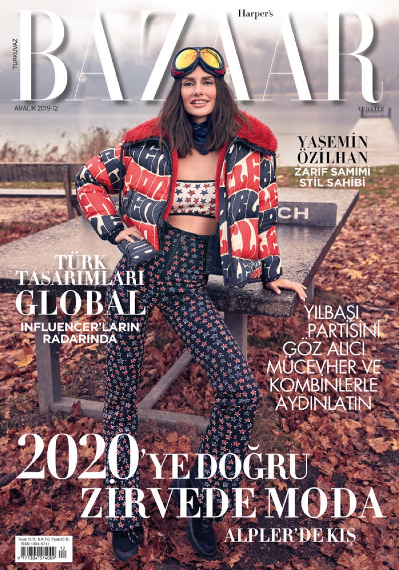 Yasemin Ozilhan on Harper's Bazaar Turkey December 2019 Cover