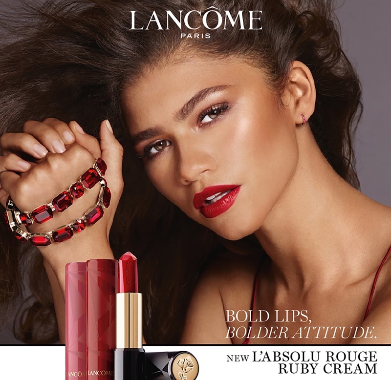 Zendaya for Lancome Idole Fragrance Campaign 