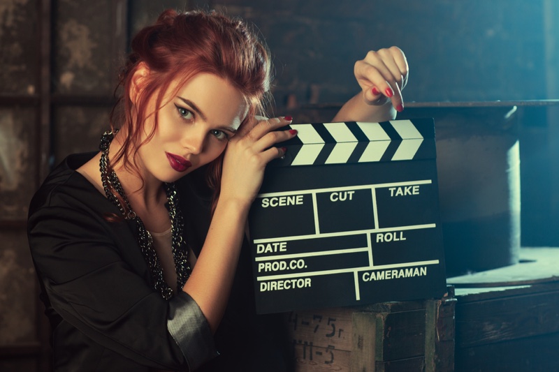 Actress Director's Take Clapperboard Film