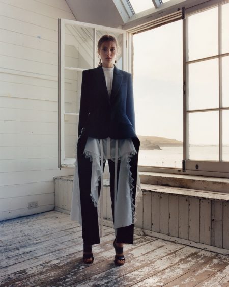 Vivien, Felice & Imaan Go Seaside in Alexander McQueen Spring 2020 Campaign