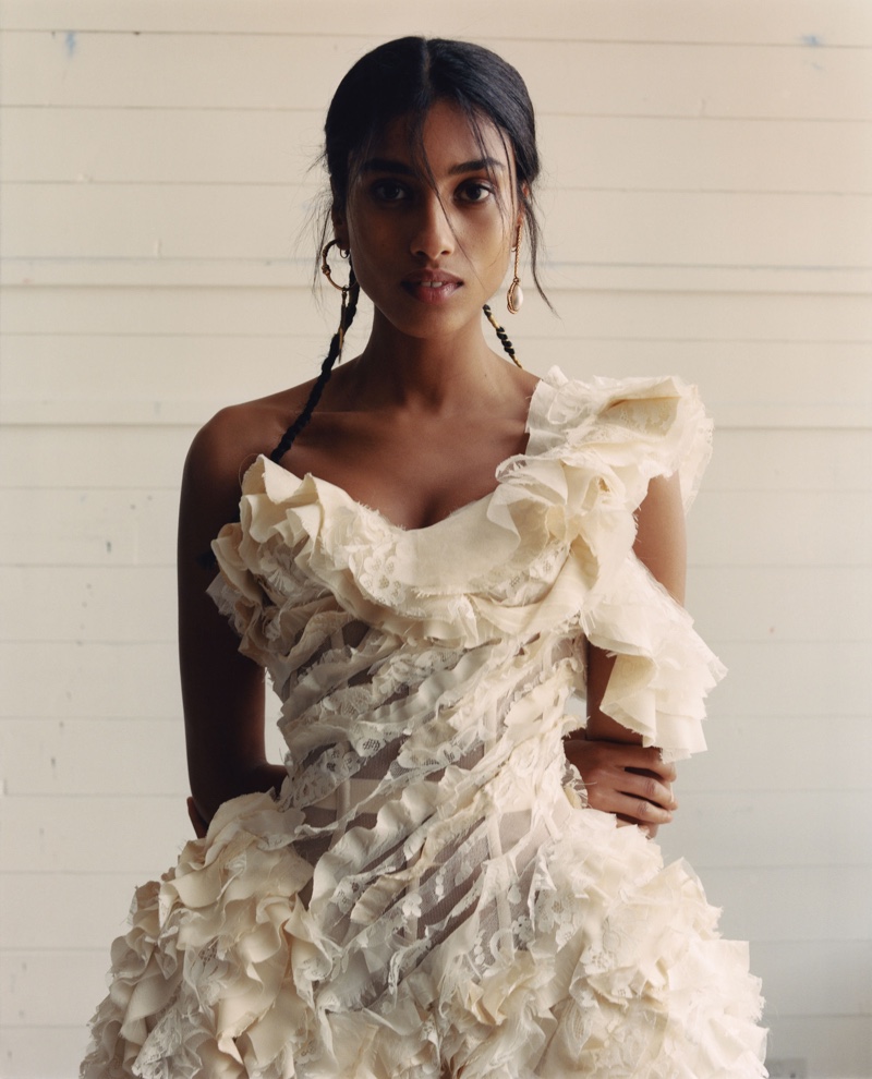 Imaan Hammam stars in Alexander McQueen spring-summer 2020 campaign