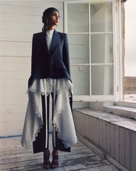 Vivien, Felice & Imaan Go Seaside in Alexander McQueen Spring 2020 Campaign