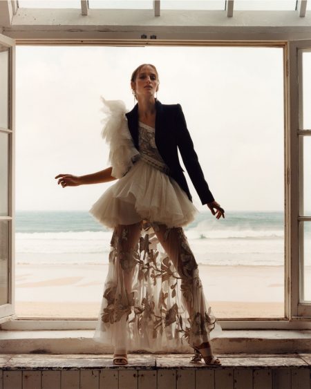 Vivien, Felice & Imaan Go Seaside in Alexander McQueen Spring 2020 Campaign