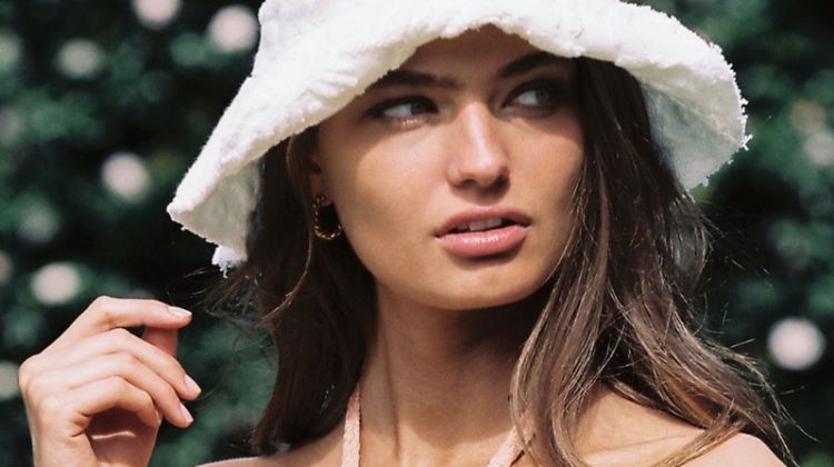 Anna Mila Guyenz Models Peony Swimwear Resort ’20 Line