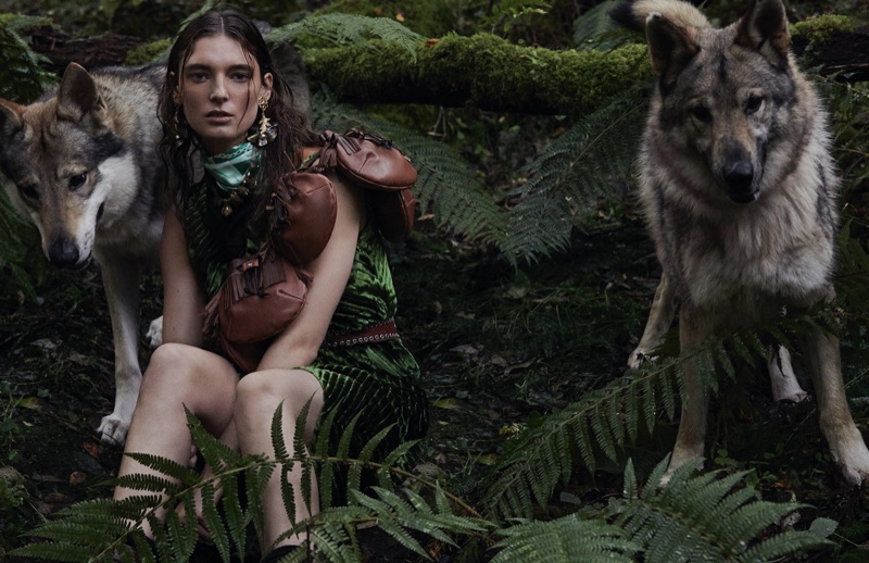 Ansley Gulielmi Goes Into the Wild for Vogue Spain