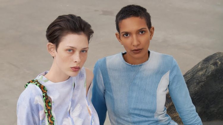 Pia & Camilla Pose in Sustainable Styles for ELLE Sweden