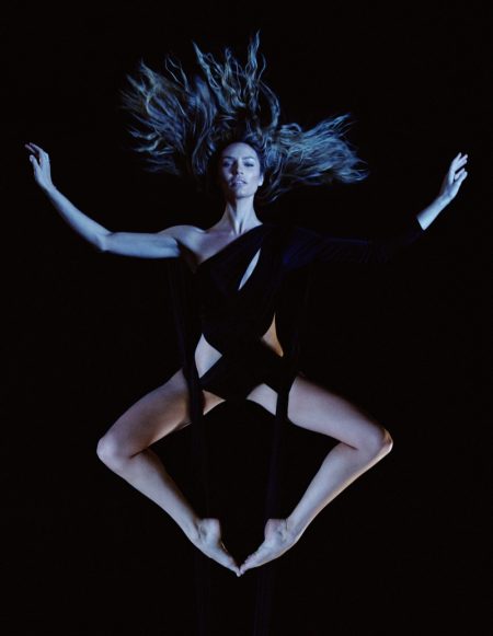 Candice! Doutzen! Irina! Alek! Discover Carine Roitfeld's 2020 Calendar October – Libra (Candice Swanepoel). Photo: Brianna Capozzi