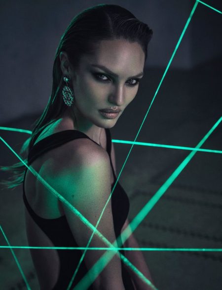 Candice Swanepoel Turns Femme Fatale for Harper's Bazaar Greece Candice Swanepoel Turns Femme Fatale for Harper's Bazaar Greece