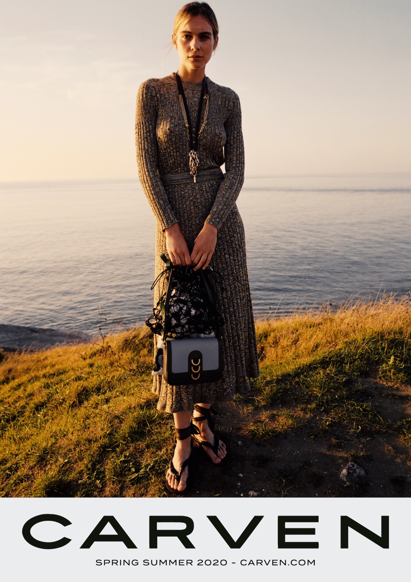 Kim Noorda stars in Carven spring-summer 2020 campaign