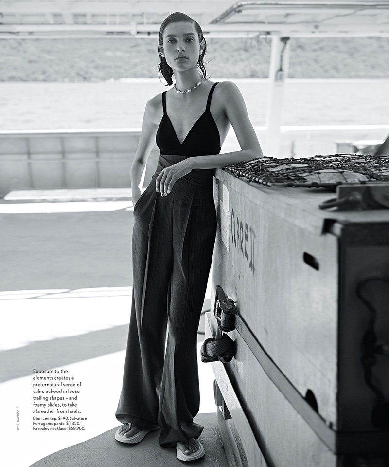 Charlee Fraser Vogue Australia Seafaring Style Fashion Editorial