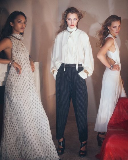 Felice, Mona & Rebecca Are Full of Grace in Chloe Spring '20 Ads David Sims photographs Chloe spring-summer 2020 campaign