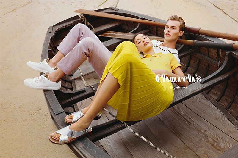 Kit Butler and Damaris Goddrie front Church's spring-summer 2020 campaign