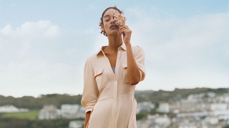 Damaris Goddrie Goes Seaside for Church’s Spring 2020 Campaign
