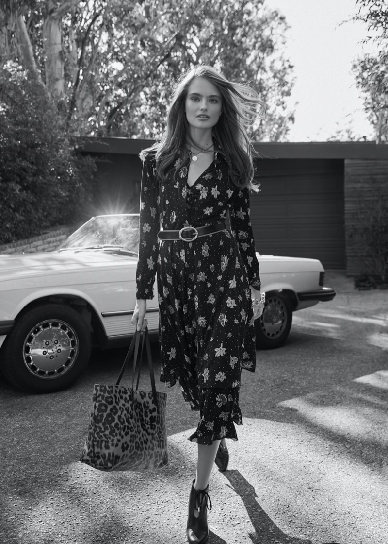 DVF spotlights Vanessa dress from January 2020 collection